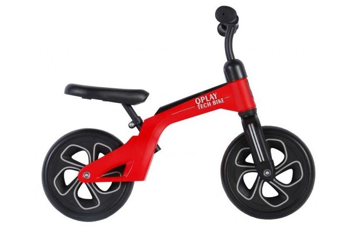 Universeel Pathologisch melodie Q-Play Tech 10 inch loopfiets rood